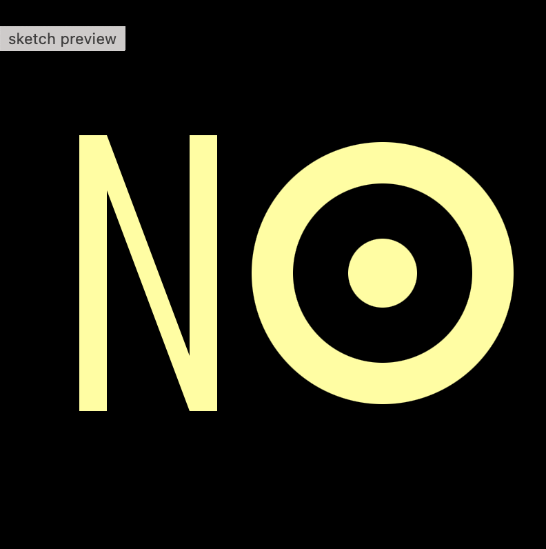 Noemi Odorici – Geometric Typography – Refactoring