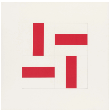 Riproduzione di un’opera di Vera Molnar